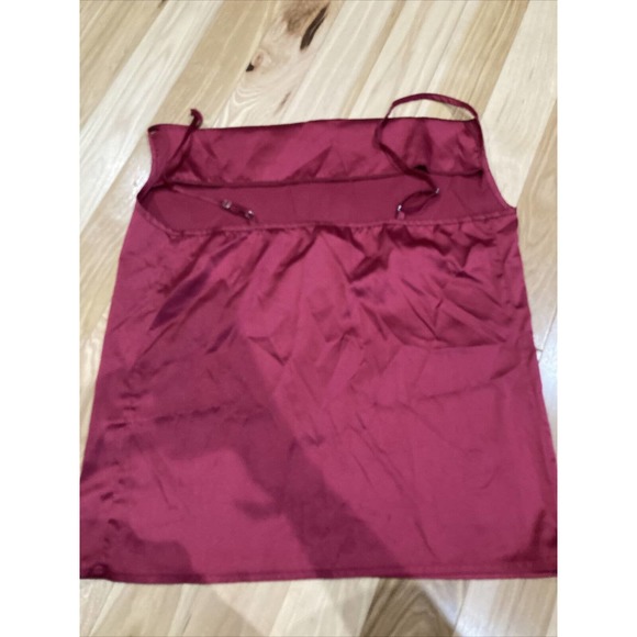 Phicia Tank Top Maroon Sz M 100% polyester - Picture 4 of 6